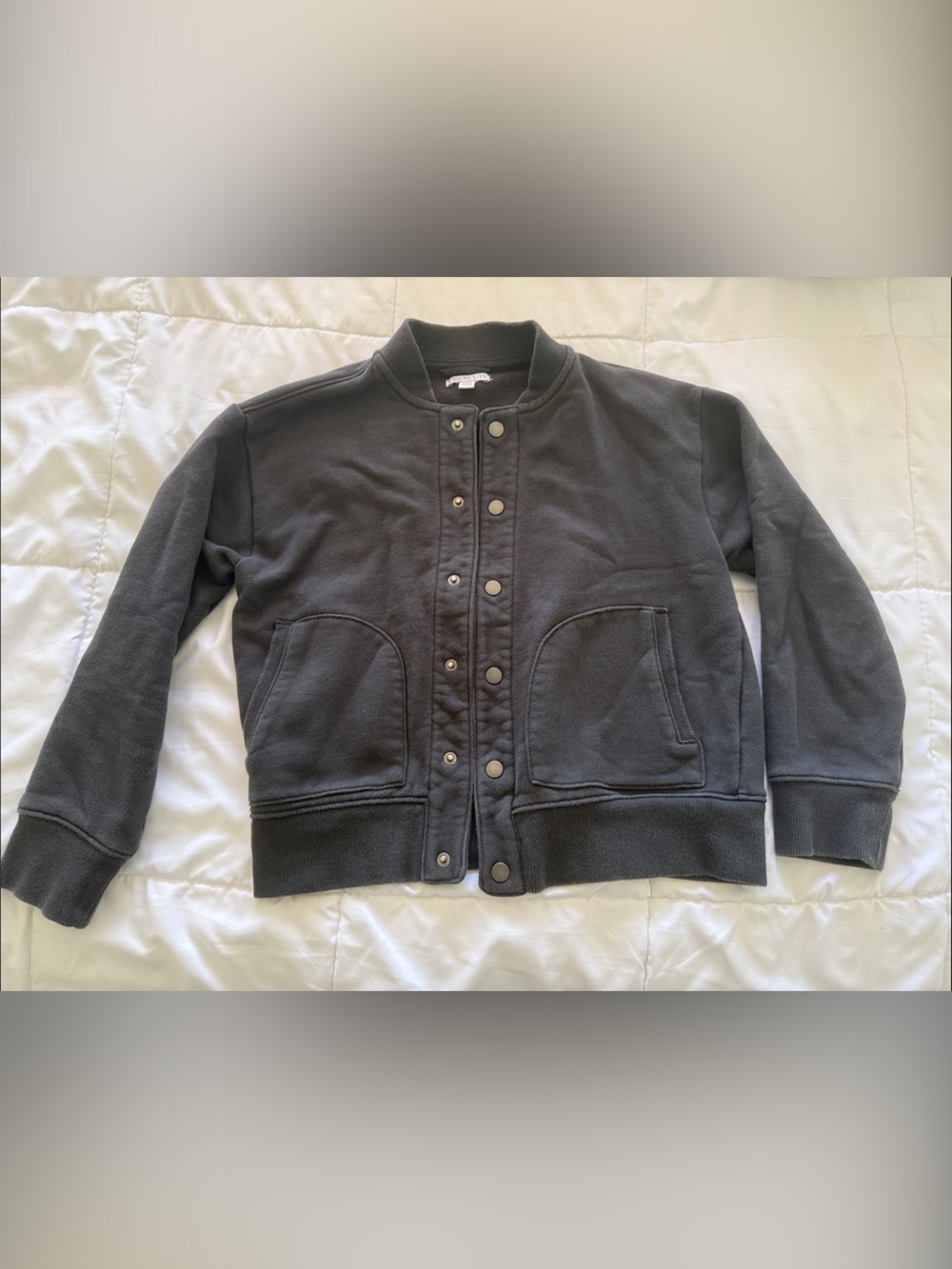 Crewcuts Charcoal Snap-Front Kids Jacket